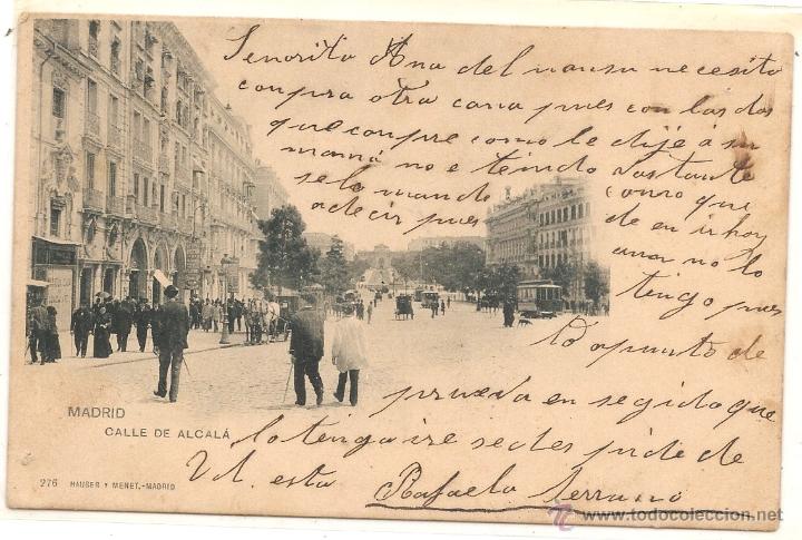 Postales: Madrid. Hauser y Menet. Dorso sin dividir - Foto 1