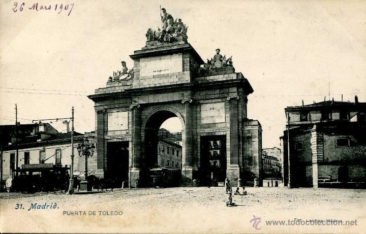 Postales: Madrid - Puerta de Toeldo - 31 Lacoste - Foto 1