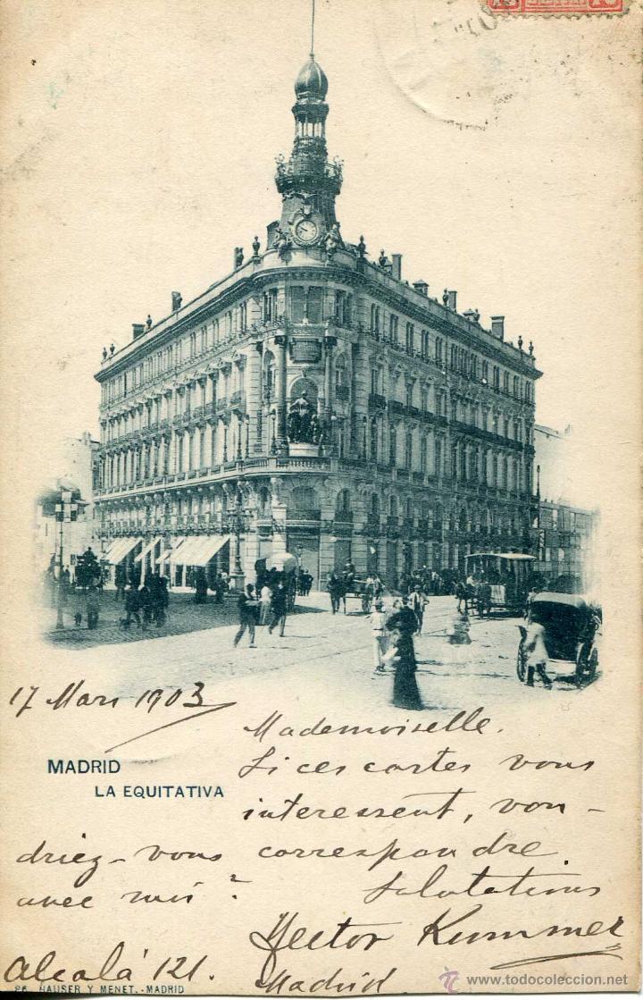 Postales: Madrid - La Equitativa - 86 Hauser y Manet - Foto 1