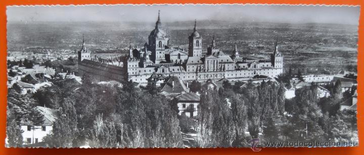 Postkarten: MONASTERIO DEL ESCORIAL - VISTA GENERAL - HELIOTIPIA ARTISTICA ESPA&Ntilde;OLA - PANOR&Aacute;MICA