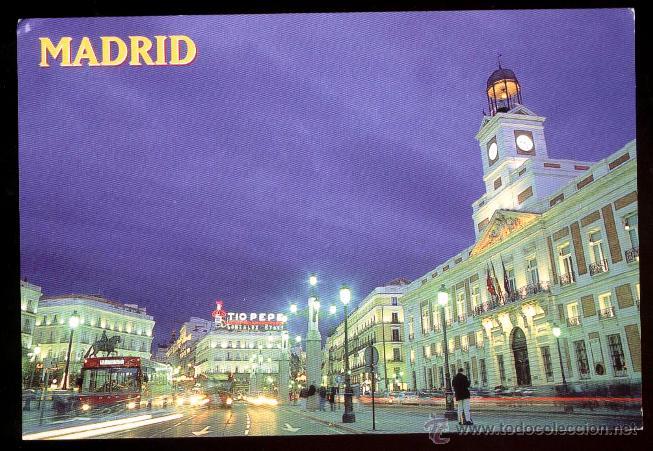 Postales: MADRID - PUERTA DEL SOL. EDIC. A.M. STUDIO EDITORES. - Foto 1