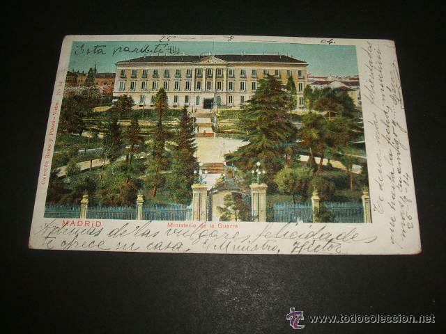 Postales: MADRID MINISTERIO DE LA GUERRA - Foto 1