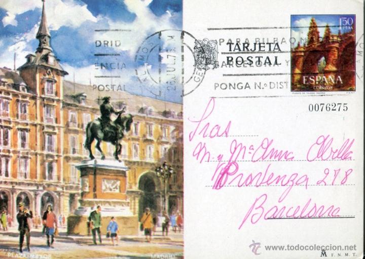 Postales: Entero Postal madrid - escrita - Foto 1