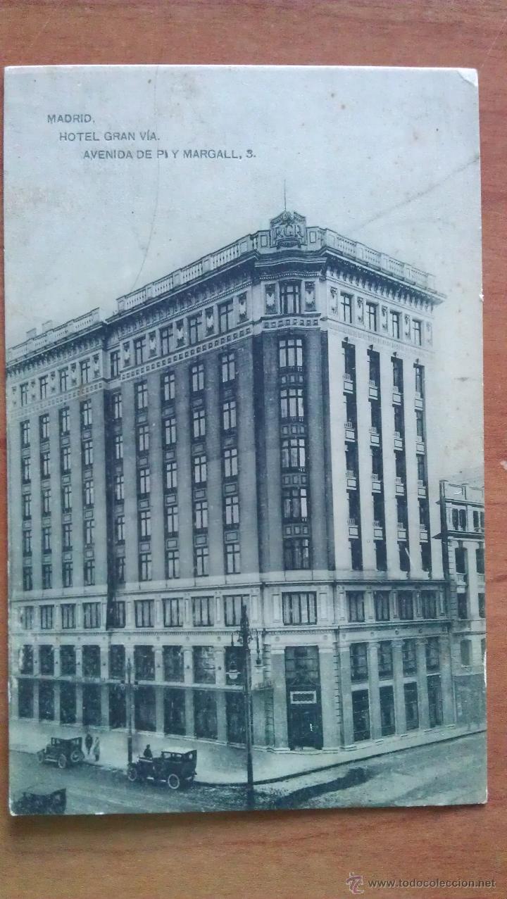 Postales: HOTEL GRAN VIA - MADRID - Foto 1
