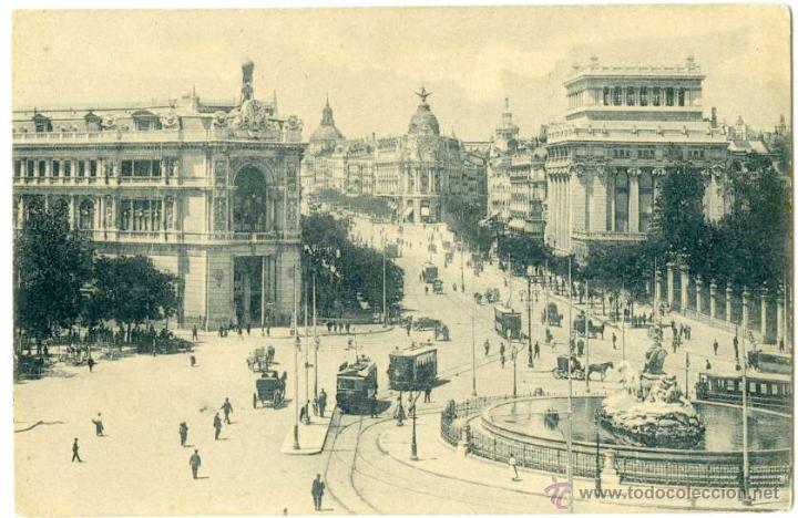 Postales: MADRID- CALLE DE ALCALA - GRAFOS  NUM 105