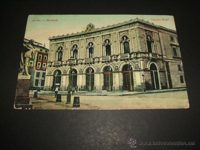 Postales: MADRID TEATRO REAL - Foto 1