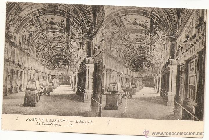 Postales: El Escorial. Postal estereosc&oacute;pica