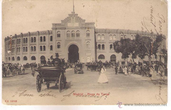 Postales: POSTAL DE MADRID, PLAZA DE TOROS. - Foto 1