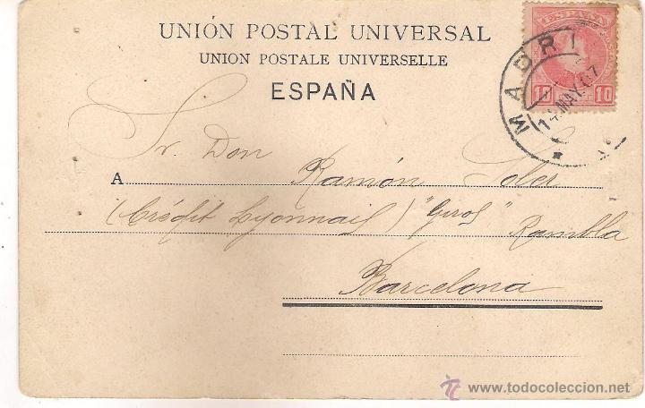 Postales: POSTAL DE MADRID, PLAZA DE TOROS. - Foto 2