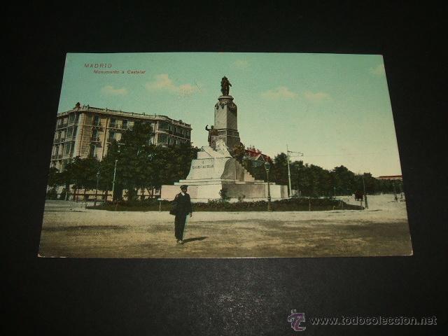 Postales: MADRID MONUMENTO A CASTELAR - Foto 1