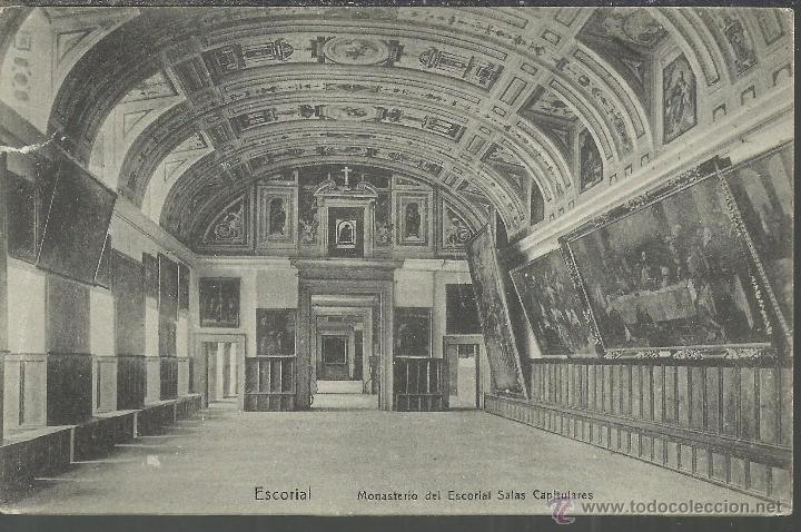 Postales: MADRID MONASTERIO DE EL ESCORIAL ESCRITA - Foto 1