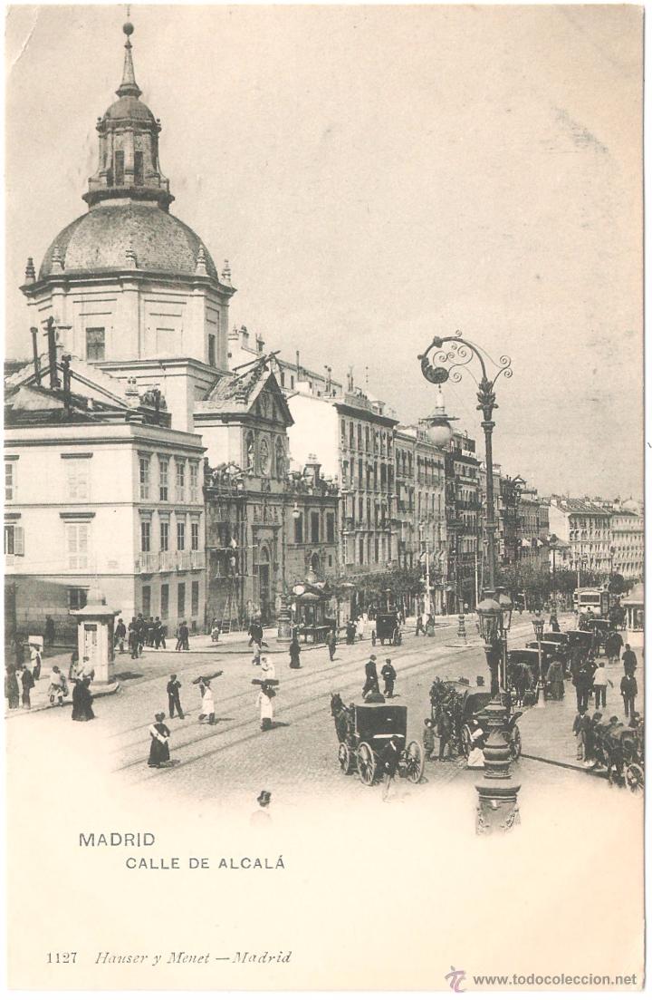 Postales: MADRID CALLE DE ALCAL&Aacute;