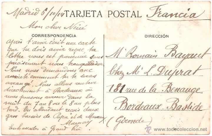 Postales: MADRID PASEO DEL PRADO 1914 - Foto 2
