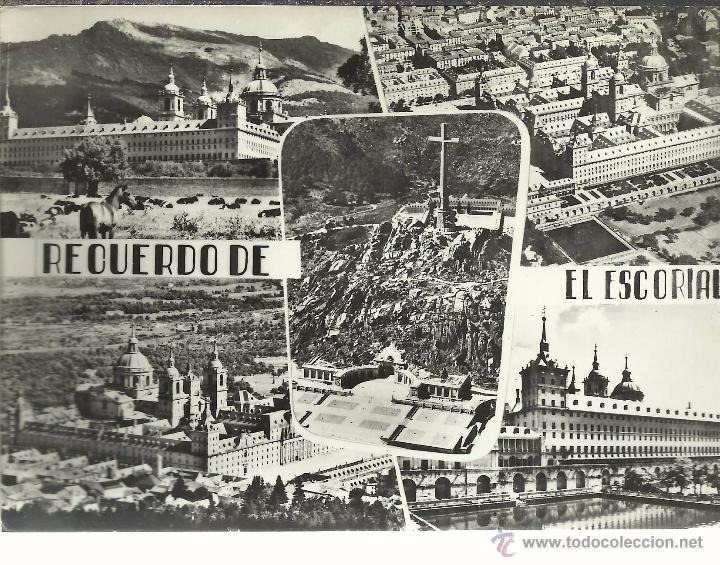 Postales: MADRID EL ESCORIAL SIN ESCRIBIR - Foto 1