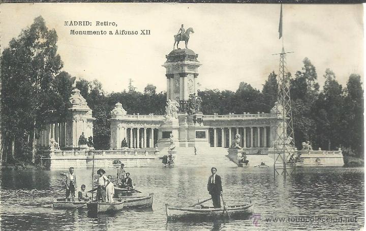 Postales: MADRID RETIRO SIN ESCRIBIR - Foto 1