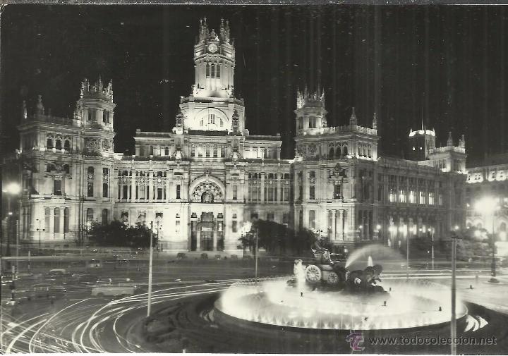 Postales: MADRID CIBELES ESCRITA - Foto 1
