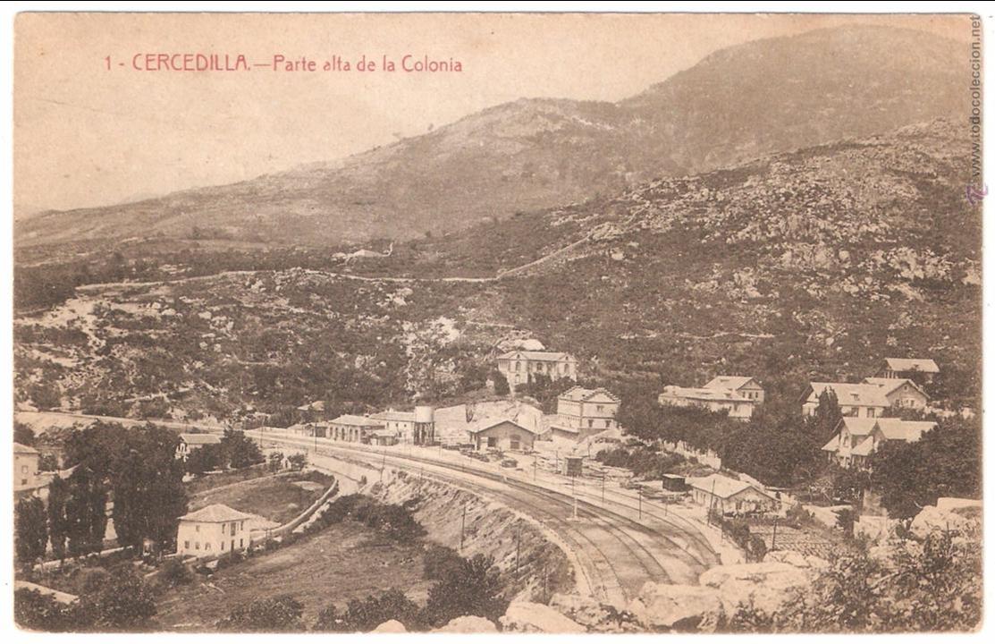 Postales: CERCEDILLA PARTE ALTA DE LA COLONIA - Foto 1
