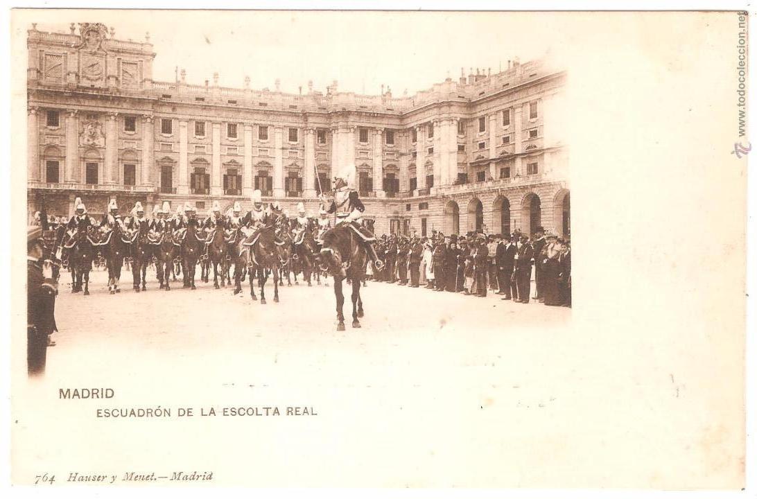 Postales: MADRID ESCUADR&Oacute;N DE LA ESCOLTA REAL - Foto 1