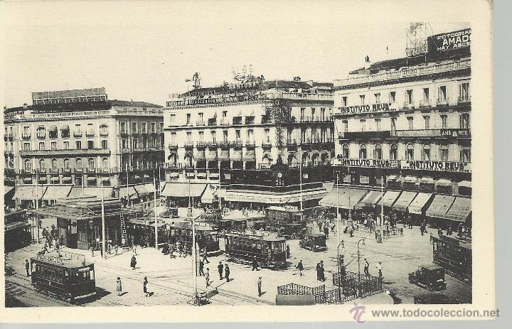 Postales: MADRID PUERTA DEL SOL SIN ESCRIBIR - Foto 1