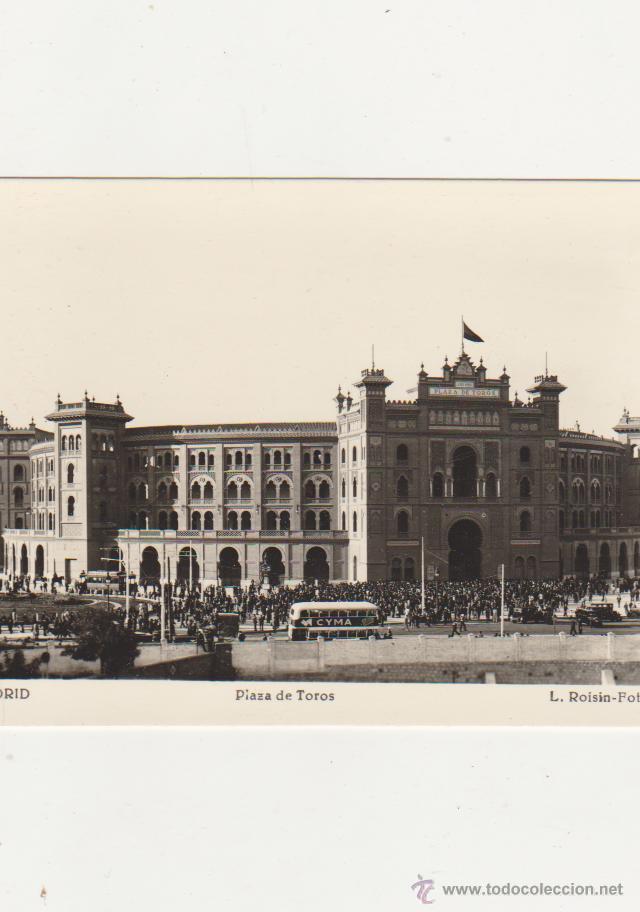 Cartoline: Madrid.- Plaza de Toros . L. Roisin. n&ordm;  36.