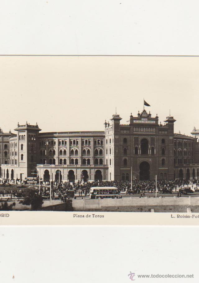 Cartoline: Madrid.- Plaza de Toros . L. Roisin. n&ordm;  36.