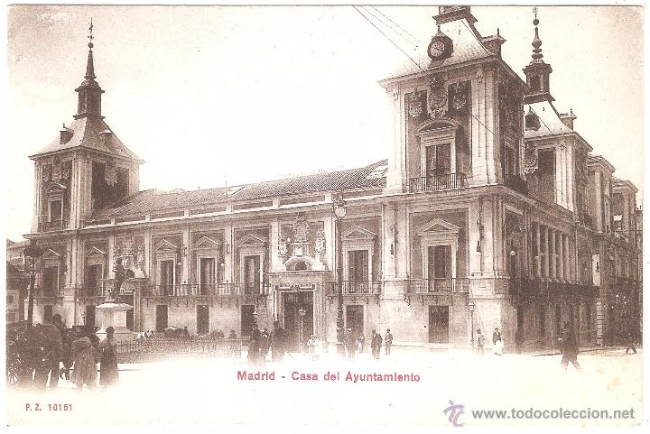 Postales: MADRID CASA DEL AYUNTAMIENTO - Foto 1