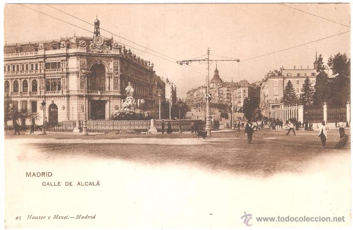 Postales: MADRID CALLE DE ALCAL&Aacute;