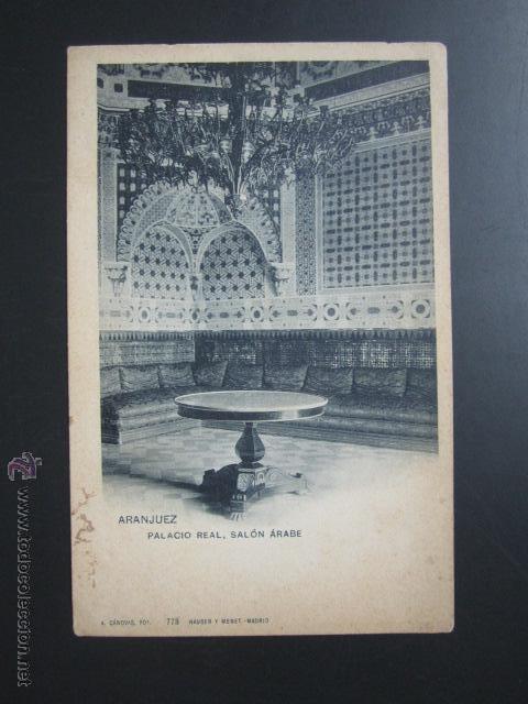 Postkarten: POSTAL ARANJUEZ. PALACIO REAL, SAL&Oacute;N &Aacute;RABE. PRIMERA EDICI&Oacute;N.