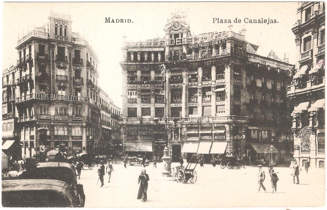Postales: Madrid Plaza de Canalejas - Foto 1