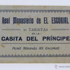 Postales: P- 2512. REAL MONASTERIO DEL ESCORIAL. CASITA DEL PRINCIPE. LIBRITO DE 10 POSTALES.. Lote 51422706