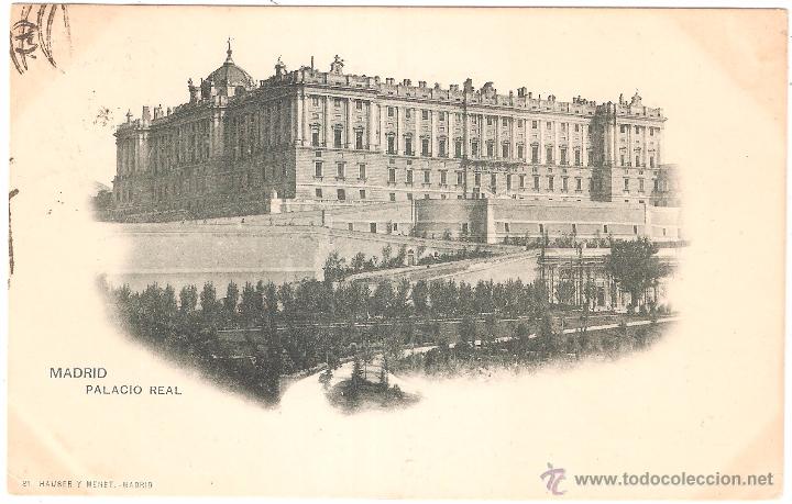 Postales: MADRID PALACIO REAL 1903