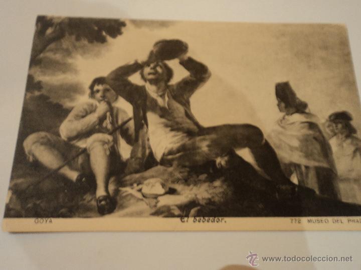 Postales: GOYA EL BEBEDOR MUSEO DEL PRADO - Foto 1