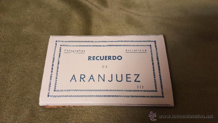 Cartes Postales: Recuerdo de aranjuez III, 10 fotograf&iacute;as art&iacute;sticas en fuelle, ed. Garpaje