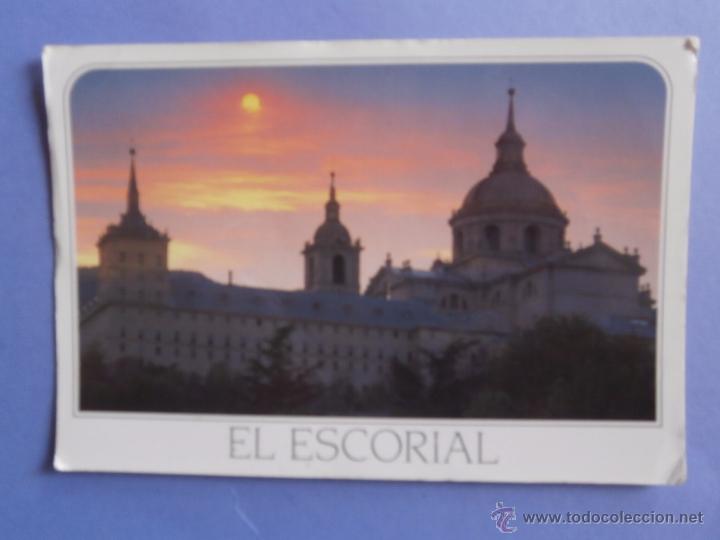 Cartoline: postal monasterio del escorial atardecer
