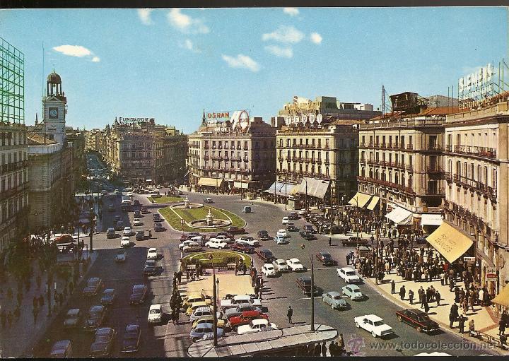 Postales: POSTAL, MADRID, PUERTA DEL SOL, ESCRITA - Foto 1