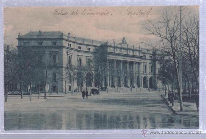 Postales: TARJETA POSTAL DE MADRID - BOLSA DEL COMERCIO. 8. GRAFOS - Foto 1
