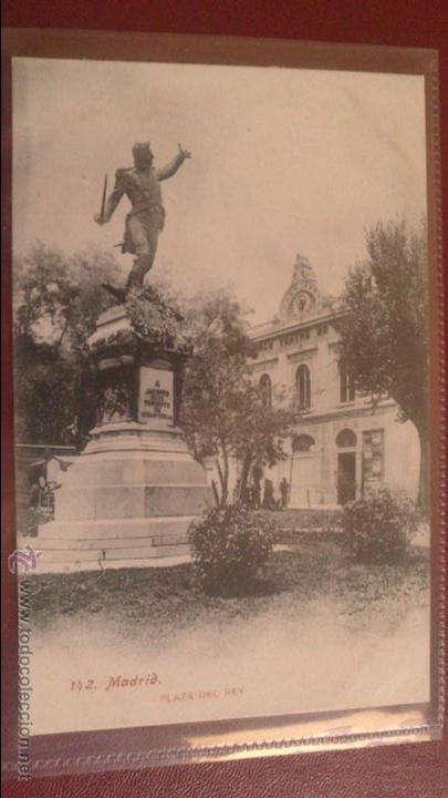 Postales: MADRID, PLAZA DEL REY. - Foto 1