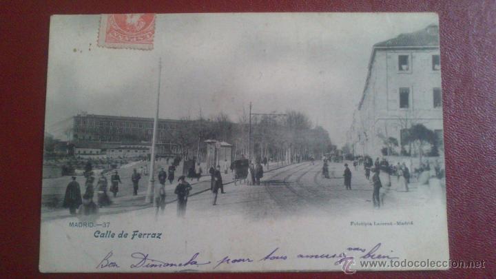 Postales: MADRID, CALLE DE FERRAZ - Foto 1