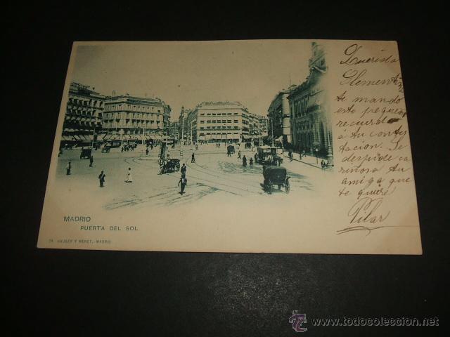 Postales: MADRID PUERTA DEL SOL HAUSER Y MENET 24 - Foto 1