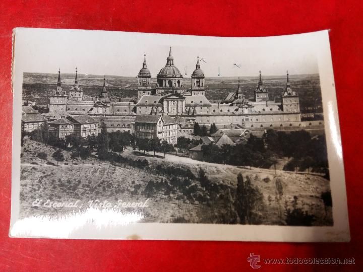 Postales: Postal de El Escorial, 1948, circulada - Foto 1