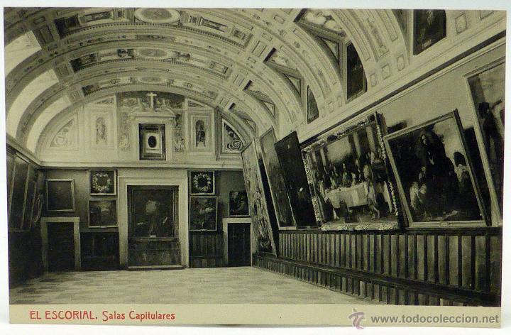 Postais: Postal El Escorial Salas Capitulares Fototipia Thomas sin circular