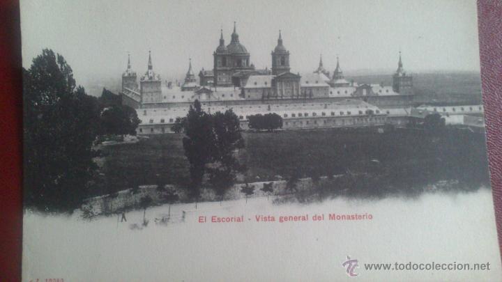 Postkarten: SERIE PZ, EL ESCORIAL, VISTA GENERAL DEL MONASTERIO, SIN DIVIDIR