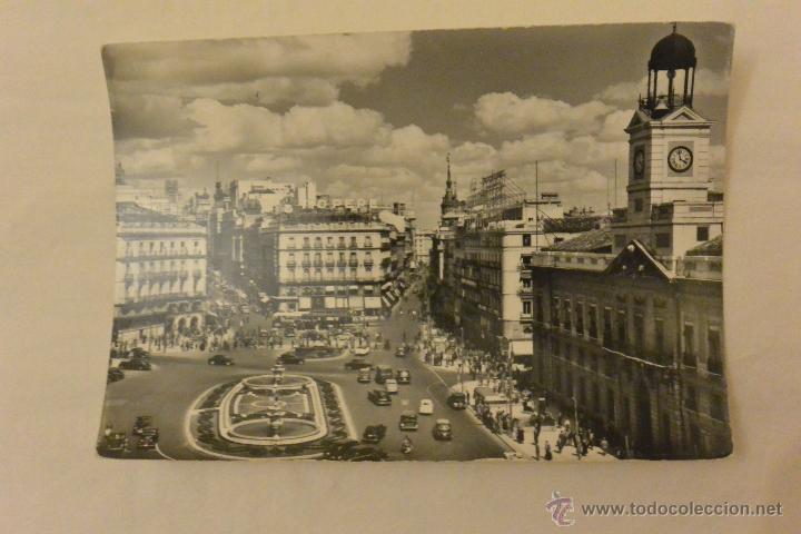Postales: TARJETA POSTAL PUERTA SOL MADRID - Foto 1
