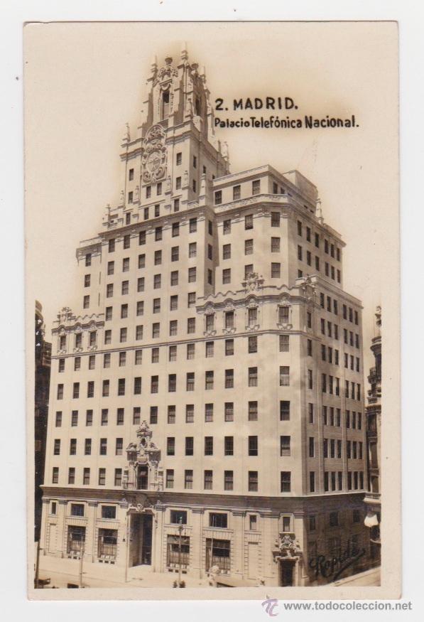 Postales: 2. MADRID. PALACIO TELEF&Oacute;NICA NACIONAL. SIN DATOS DEL EDITOR. CIRCULADA - Foto 1