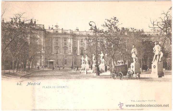 Postales: Madrid Plaza de Oriente - Foto 1