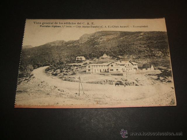 Postales: CERCEDILLA MADRID VISTA GENERAL DE LOS EDIFICIOS DEL C.A.E. COL. POSTALES ALPINAS CLICHE ASCARZA - Foto 1