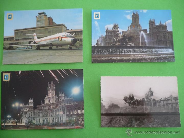 Postales: LOTE DE  POSTALES DE MADRID  ANTIGUAS - Foto 1