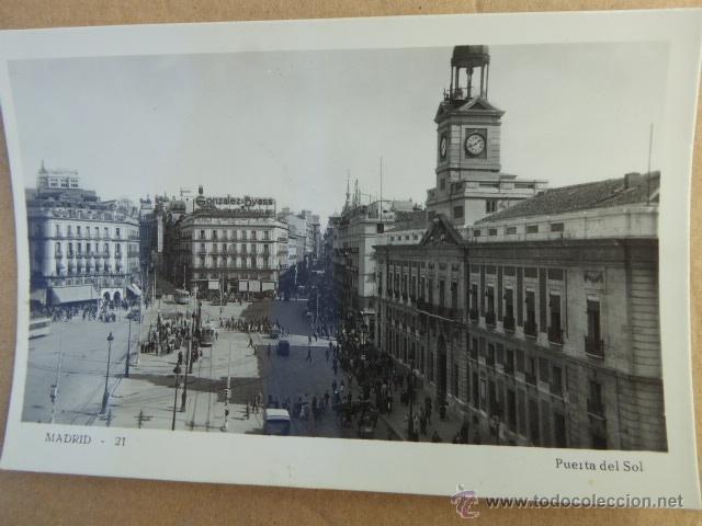 Postales: MADRID. N&ordm; 21.  PUERTA DEL SOL. - Foto 1