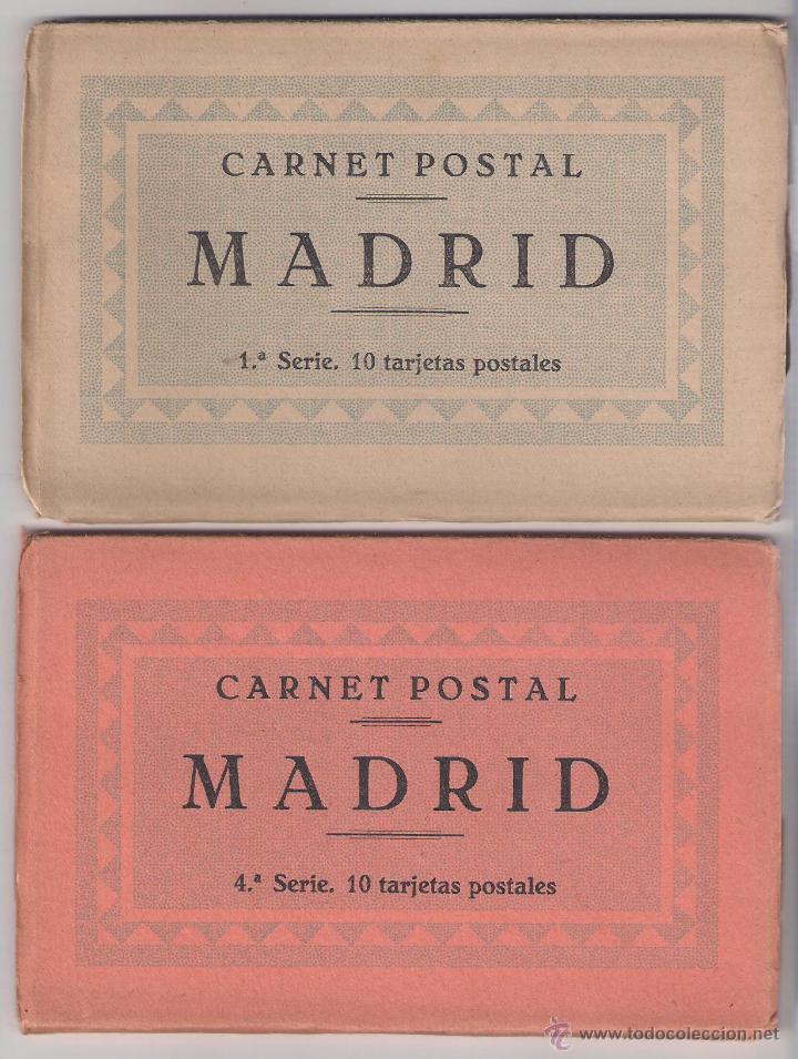 Postales: 3 SERIES CARNET POSTAL MADRID - Foto 1