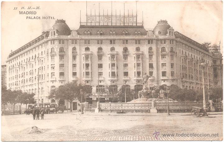 Cartoline: MADRID PALACE HOTEL 1915